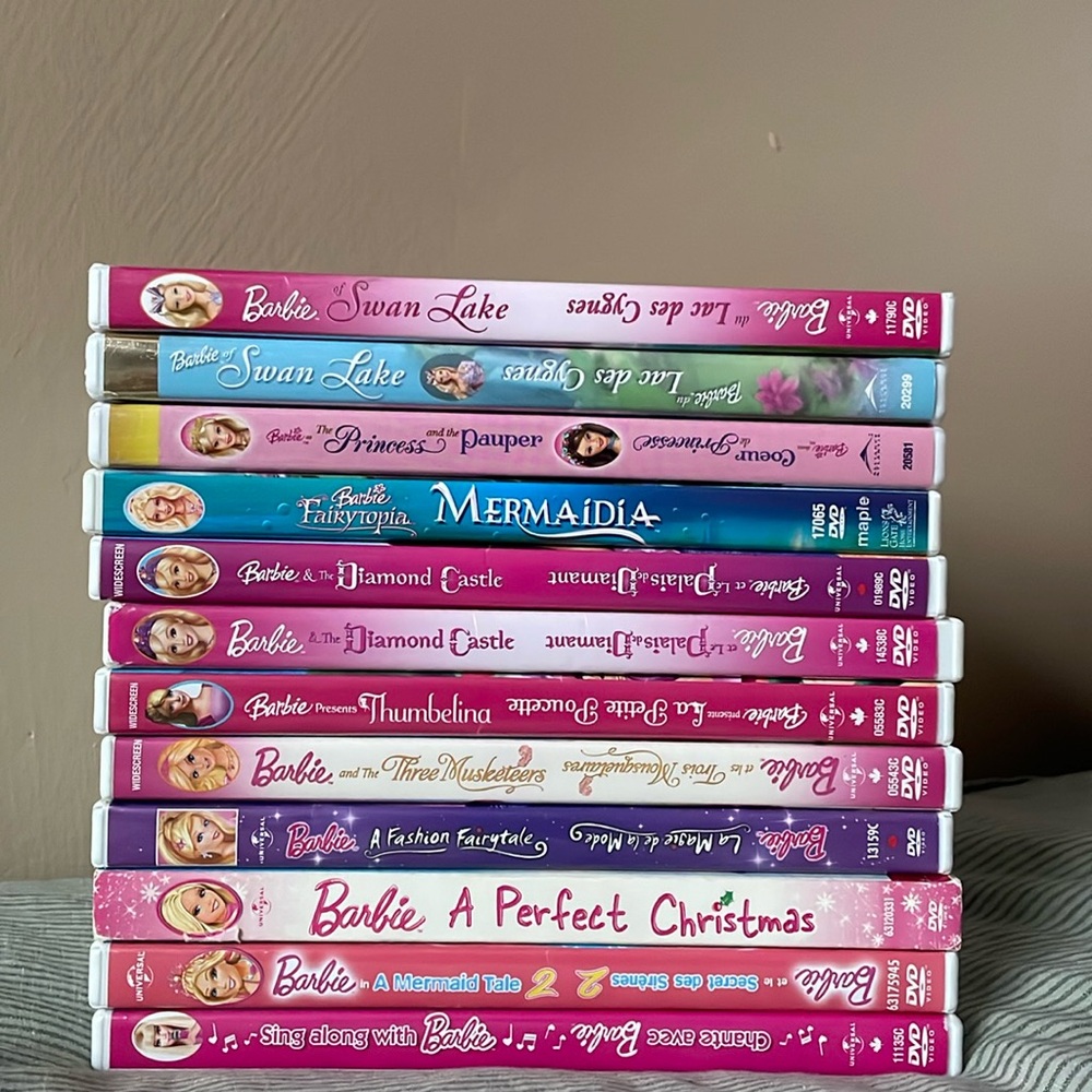 Assorted Barbie Movie DVDs! (12 total, $7 each)
